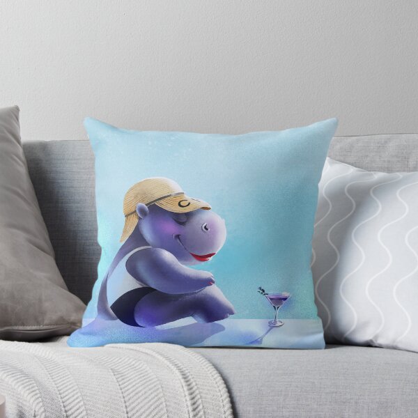Item preview, Fashion hippopotamus designed and sold by ollybriz.