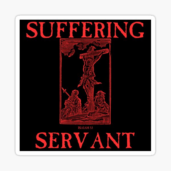 Item preview, Suffering Servant Jesus Crucifixion Metal Hardcore Punk designed and sold by thecamphillips.