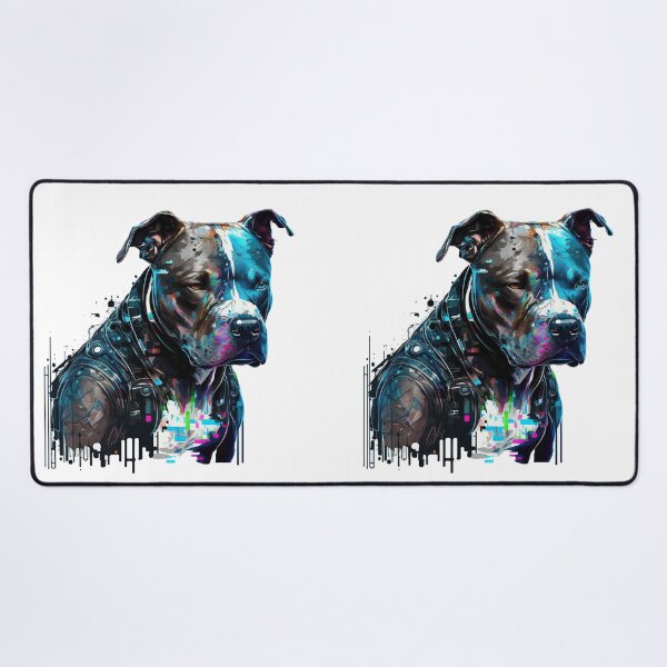 Item preview, CyberPunk Pitbull #22 designed and sold by OregonArtForAll.
