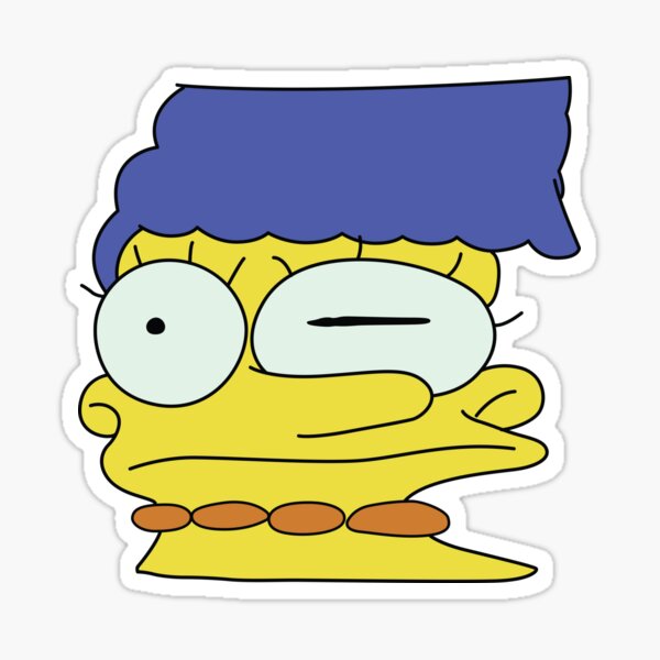 Vista previa del artículo con la obra «Error de imprenta de Marge», diseñado y vendido por REALsaintpetty.
