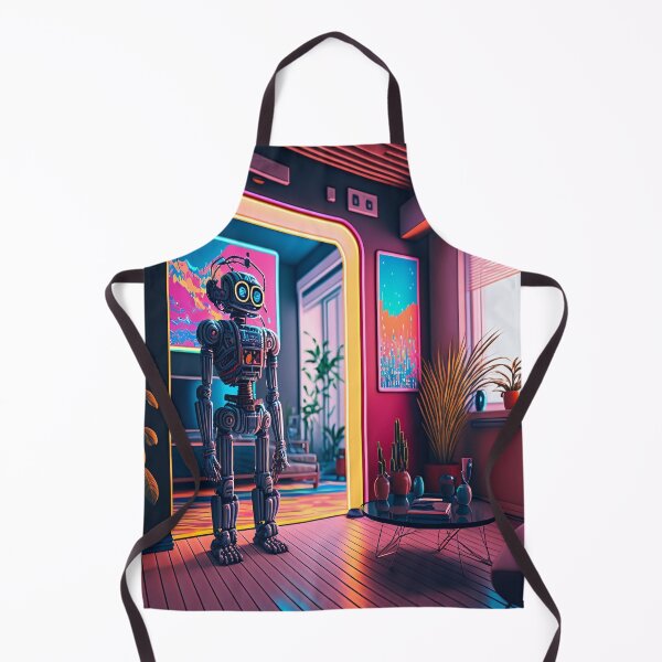 Item preview, lofi robot designed and sold by DreamscapesAI.
