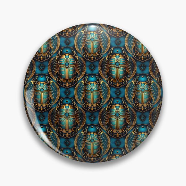 Item preview,  Egyptian Scarab Beetle Fabric Textile Pattern designed and sold by Alladin7.