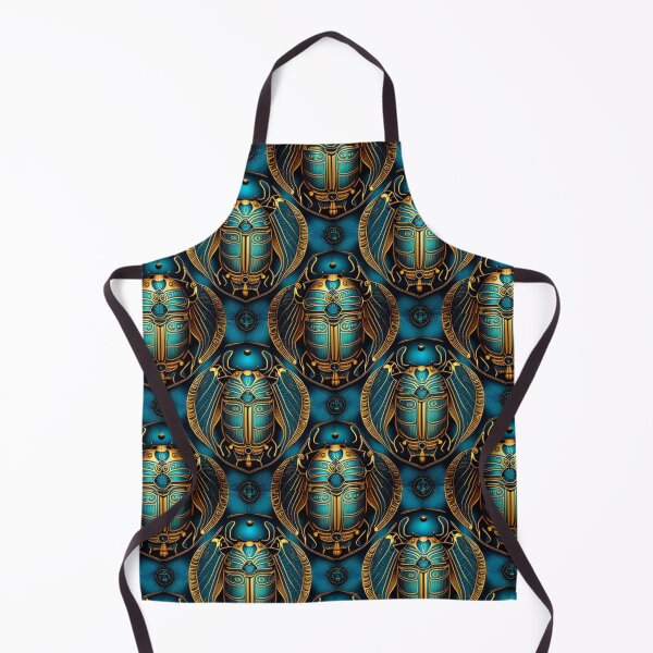 Item preview, Egyptian Scarab Beetle Fabric Textile Pattern designed and sold by Alladin7.