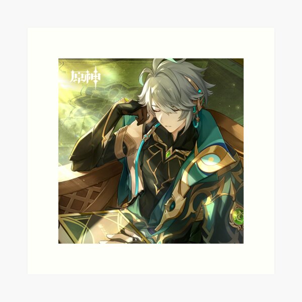 Item preview, Genshin Impact - Alhaitham Official Birthday Artwork 2023 designed and sold by Krimsy.