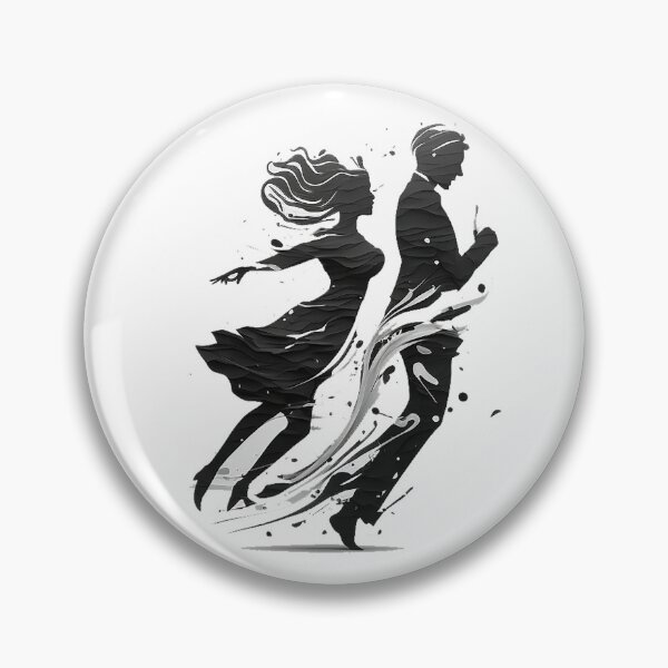 Item preview, Dancing couple Minimalist Logo designed and sold by zzibel.