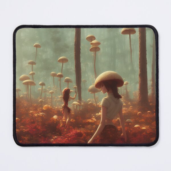 Item preview, The Mushroom Pickers designed and sold by Fungal-Art.