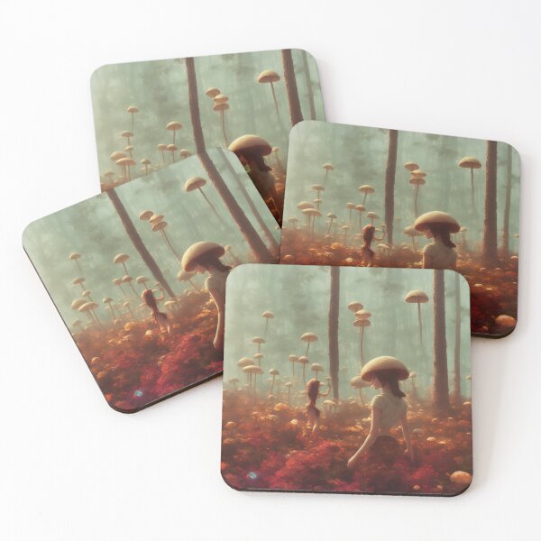 Item preview, The Mushroom Pickers designed and sold by Fungal-Art.