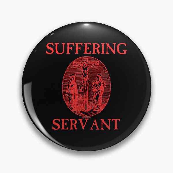 Item preview, Suffering Servant Jesus Crucifixion Metal Hardcore Punk designed and sold by thecamphillips.