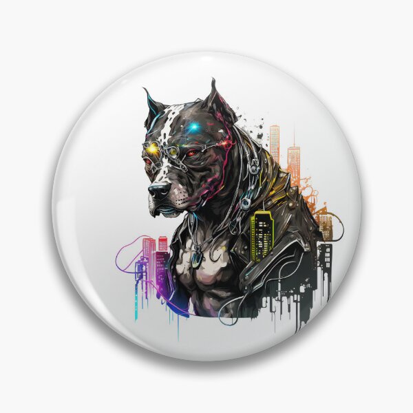 Artikelvorschau, CyberPunk DJ Pitbull #5 entworfen und verkauft von OregonArtForAll.