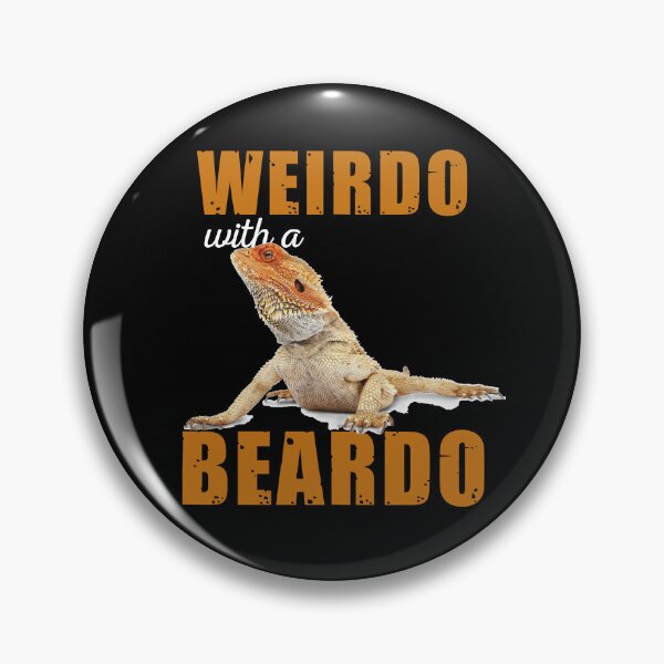 Item preview, Reptiles Wierdo With a Beardo Iguana Lizard Bearded Dragon  designed and sold by Lenny Stahl.