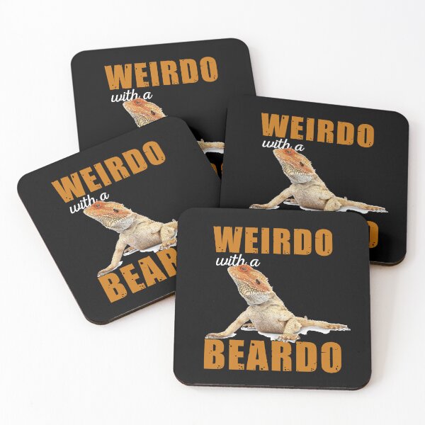 Item preview, Reptiles Wierdo With a Beardo Iguana Lizard Bearded Dragon  designed and sold by Lenny Stahl.