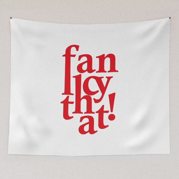 Item preview, Fancy that! Typographical art designed and sold by EditorArt.