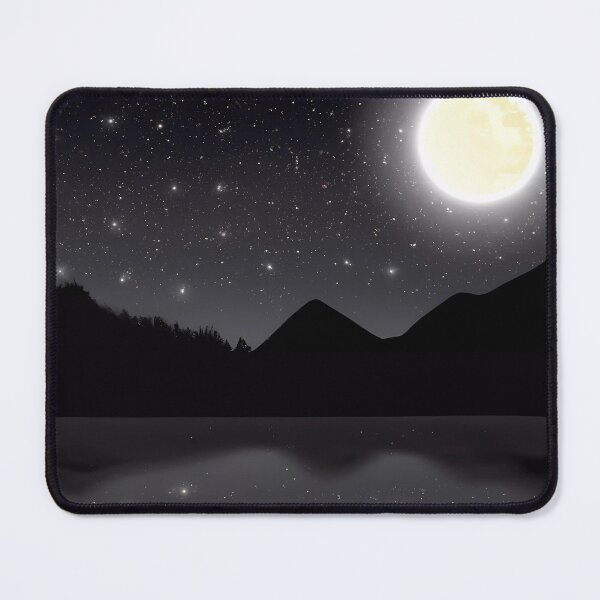Item preview, Lake with moonlight designed and sold by Helleradi.