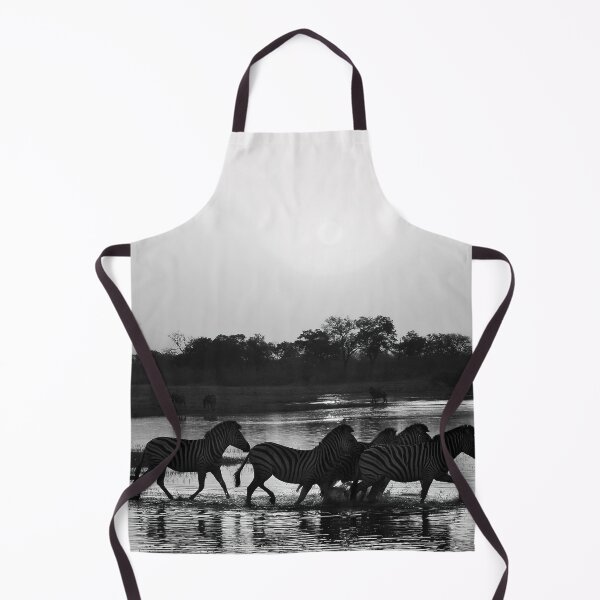 Item preview, Zebra Sunset in Black and White designed and sold by Kay Brewer.