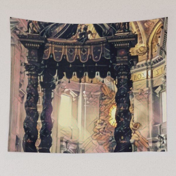 Item preview, St Peter's Baldachin by Bernini designed and sold by jmacnairart.
