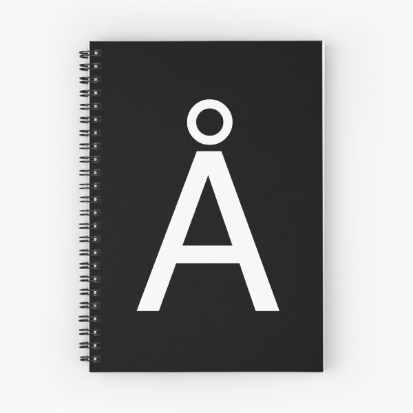 Item preview, Helvetica Å in white designed and sold by winterwinter.