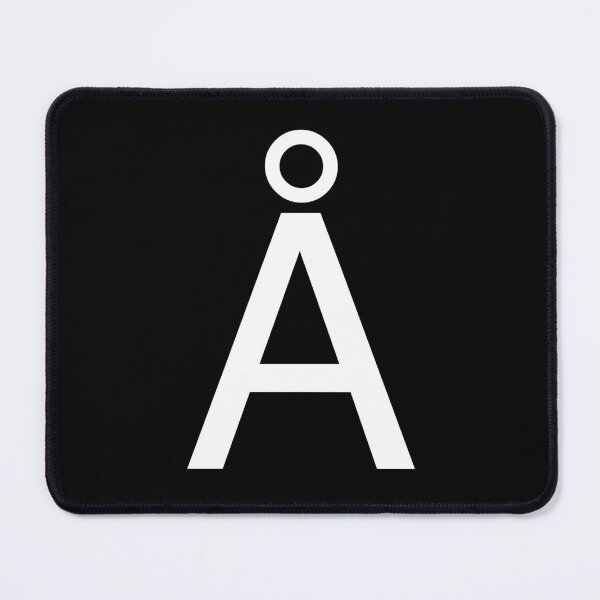 Item preview, Helvetica Å in white designed and sold by winterwinter.