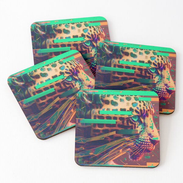 Artikelvorschau, GLITCH PUNK Leopard/Jaguar entworfen und verkauft von RESToRAPTOR.