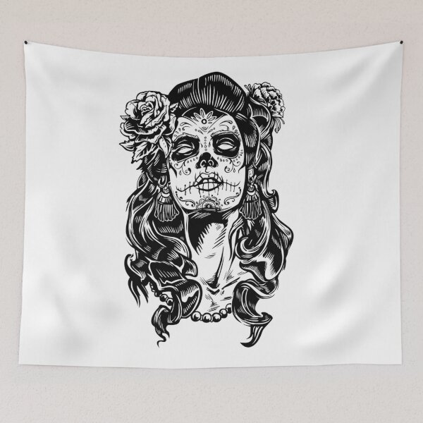 Item preview, La Calavera Catrina Day of the Dead Paper Skull designed and sold by Gile-Shop.