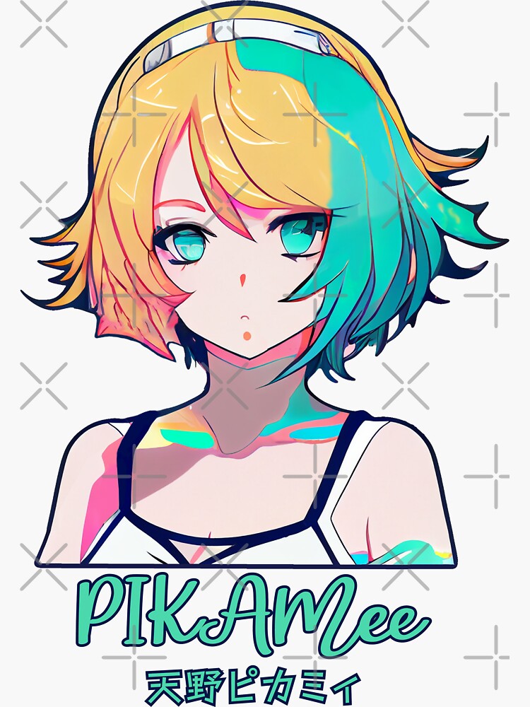 天野ピカミィ - Vtuber Pikamee Amano peeker - VOMS | Sticker