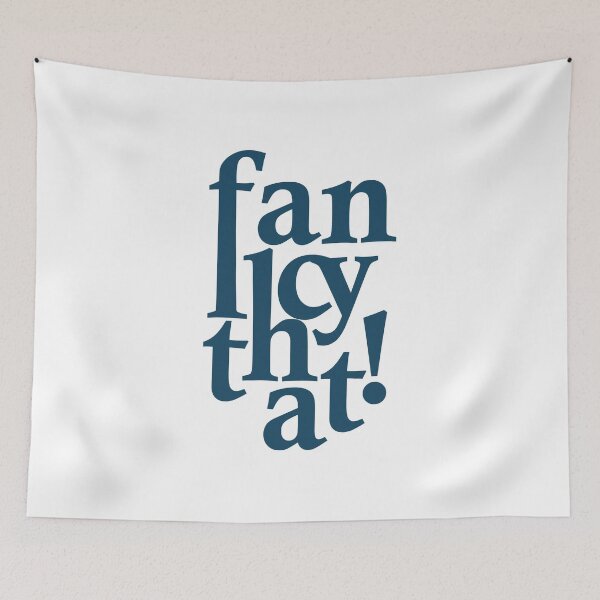 Item preview, Fancy that! Typographical art designed and sold by EditorArt.
