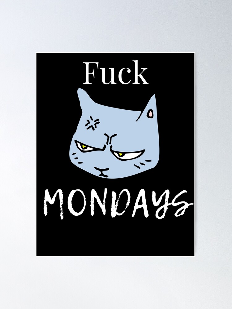 Angry Cat Meme I'm Grumpy So What Poster