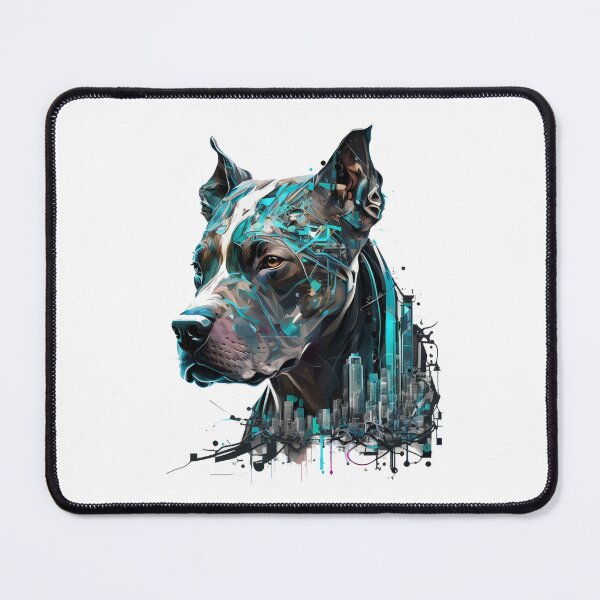 Item preview, CyberPunk Pitbull #23 designed and sold by OregonArtForAll.