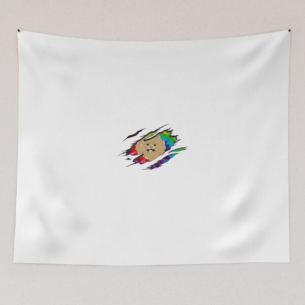 Item preview, Pomerainian dog tyedye breaking out designed and sold by NewMerchandise.