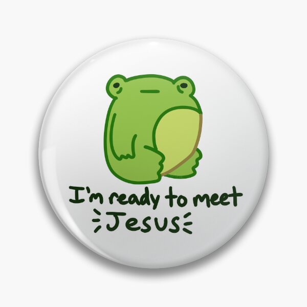 Item preview, Depressed frog ready to meet Jesus designed and sold by Amaripie.