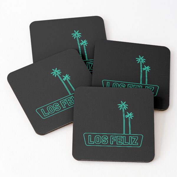 Item preview, Los Feliz Palms / Bright Turquoise designed and sold by PEK1787.