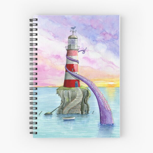 Item preview, The Lonely Lightkeeper of Apple Core Island designed and sold by mattcoatesart.