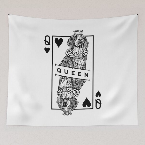 Item preview, American English Coonhound Queen Of Hearts Redtick Dog Lover designed and sold by GrandeDuc.