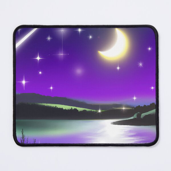Item preview, Lake with moonlight designed and sold by Helleradi.