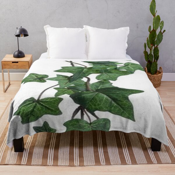 Item preview, GREEN IVY PATTERNS  WHITE ART designed and sold by sharlesart.