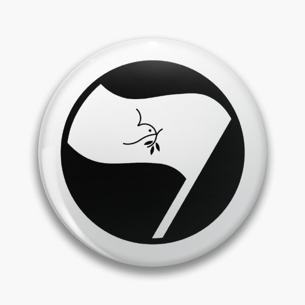 Item preview, Anabaptist Mennonite Christian Flag Antifa designed and sold by thecamphillips.