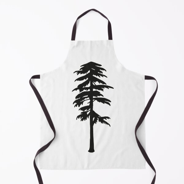 Item preview, Pine tree silhouette - black  designed and sold by Krista Robertson.