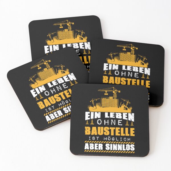Item preview, Leben Ohne Baustelle Sinnlos Handwerker Geschenk Bauarbeiter designed and sold by Lenny Stahl.