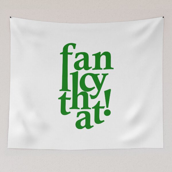 Item preview, Fancy that! Typographical art designed and sold by EditorArt.