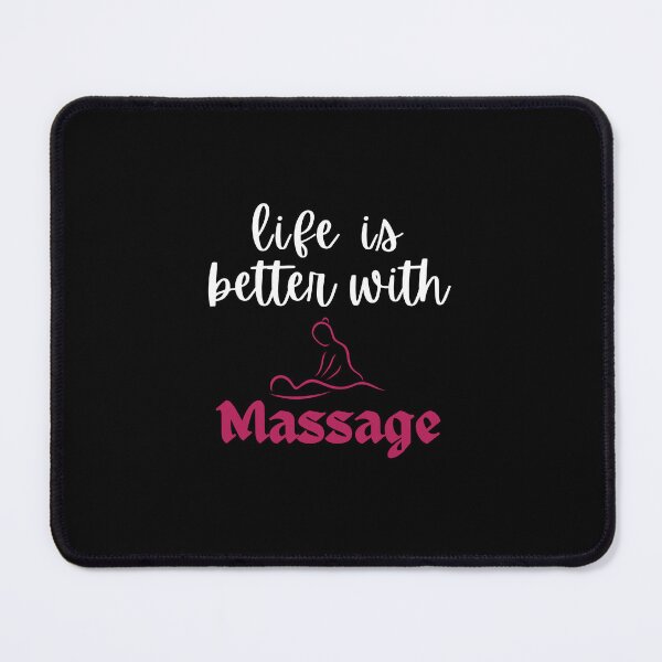 Item preview, Life is better with Massage designed and sold by Lilly Swift.