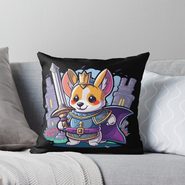 Item preview, Colorful Kawaii Dog Corgi Knight designed and sold by Leonardo Palumbo.