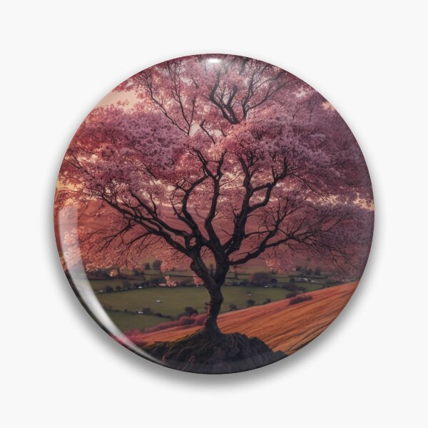 Item preview, The pink tree at sunset designed and sold by Melcu.