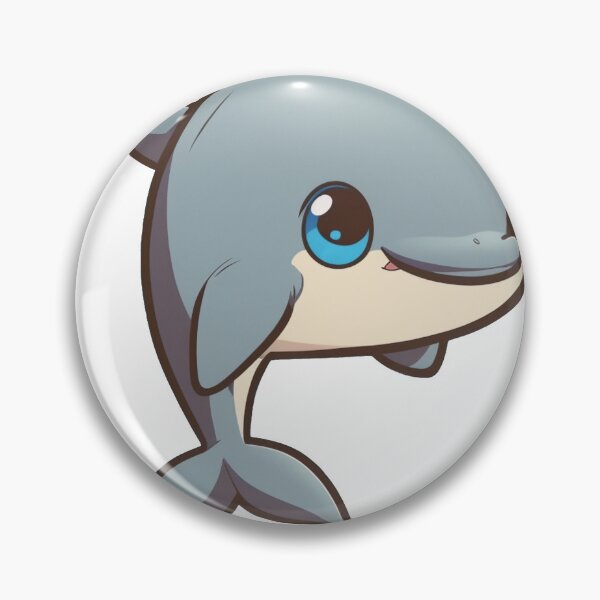 Item preview, cute dolphin designed and sold by forgottenattic.