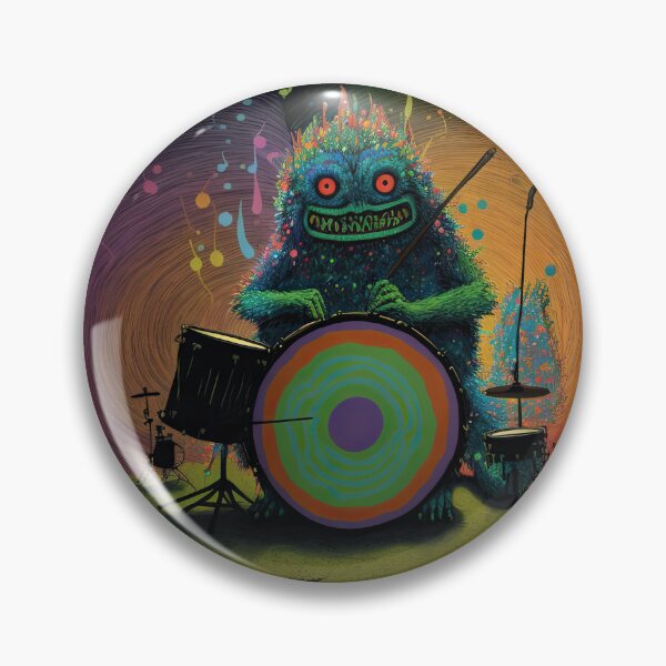 Item preview, Leafy Drum Monster designed and sold by Garbonzo00.