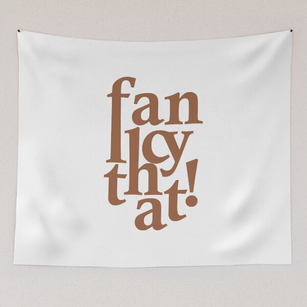 Item preview, Fancy that! Typographical art designed and sold by EditorArt.
