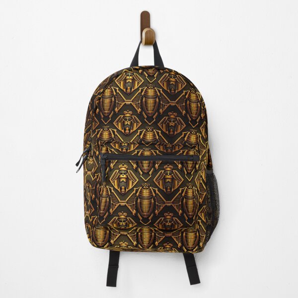 Item preview, Gold Egyptian Scarab Beetle Fabric Textile Pattern designed and sold by Alladin7.