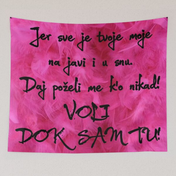 Item preview, Lyrics - Jer sve je tvoje moje na javi i u snu, daj poželi me k'o nikad, voli dok sam tu (Poželi) designed and sold by Marija Barisic.