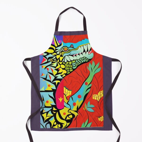 Item preview, Abstract primary colour crocodile creative graphic  designed and sold by brilliant-com.