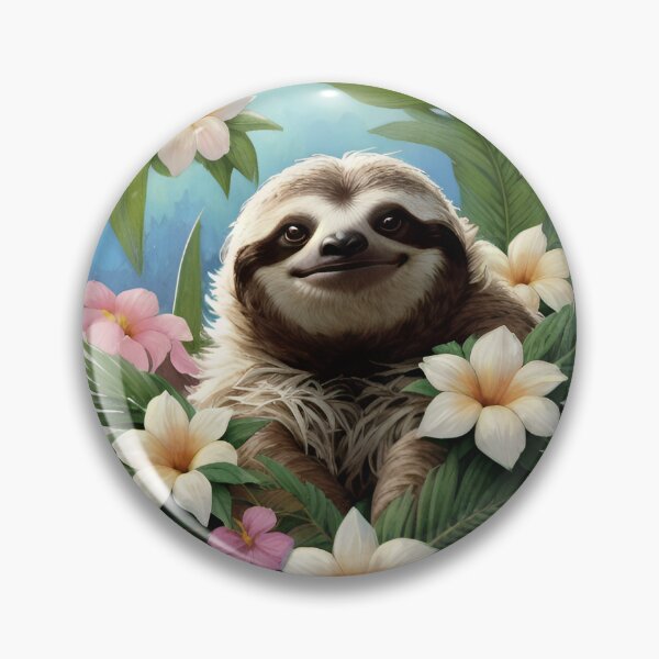 Item preview, sloth designed and sold by nfromneverland.