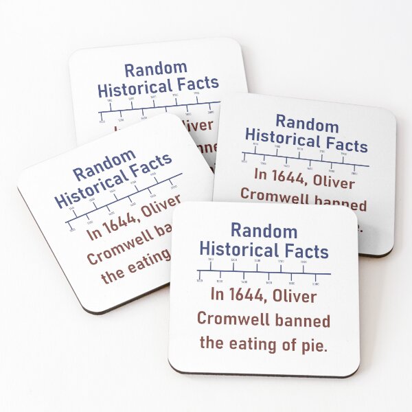 Artikelvorschau, In 1644 Oliver Cromwell Banned - History Fact entworfen und verkauft von CrankyOldDude.