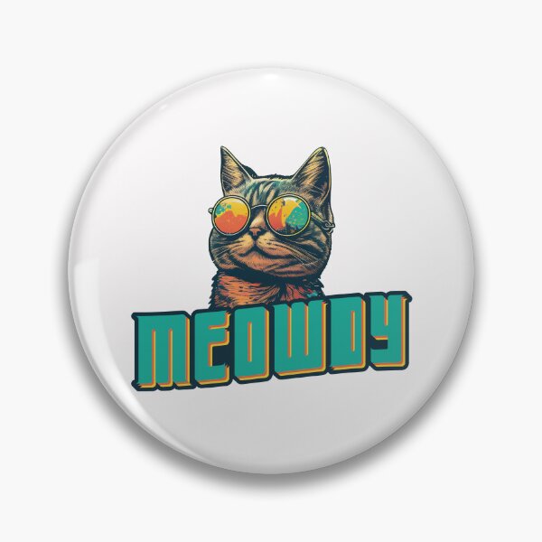 Item preview, Meowdy Retro Cat designed and sold by Mffl84.